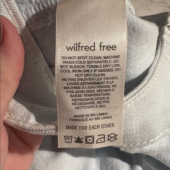 Wilfred Free Light Blue Cargo pants size 12 woman’s - Picture 10 of 10